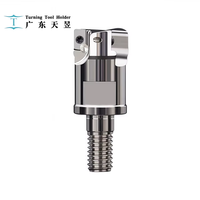 Fraise à indexer BAP4 à tête dentée carrée, 3 dents, pour fraisage frontal, personnalisable OEM, en acier 42CrMo 45HRC
