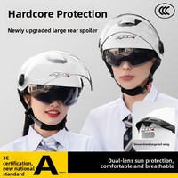 Casque de vélo électrique unisexe certifié 3C, demi-casque, protection UV estivale, casque de sécurité pour trottinette électrique, toutes saisons, vente en gros de pièces automobiles