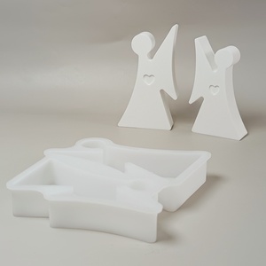 แม่พิมพ์ซิลิโคนสำหรับตกแต่ง S1399รูปนางฟ้าทำด้วยมือเป็นมิตรกับสิ่งแวดล้อมโมเดลเรซินพลาสติกสำหรับจัดเก็บเครื่องมือทำเค้ก - Product Image 5