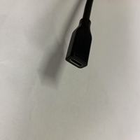 Câble USB3.1 Type C femelle DP de 0,3 m à montage sur panneau PVC, extension 8K 60 Hz pour moniteur, projecteur, haut-parleur, HDTV, ordinateur