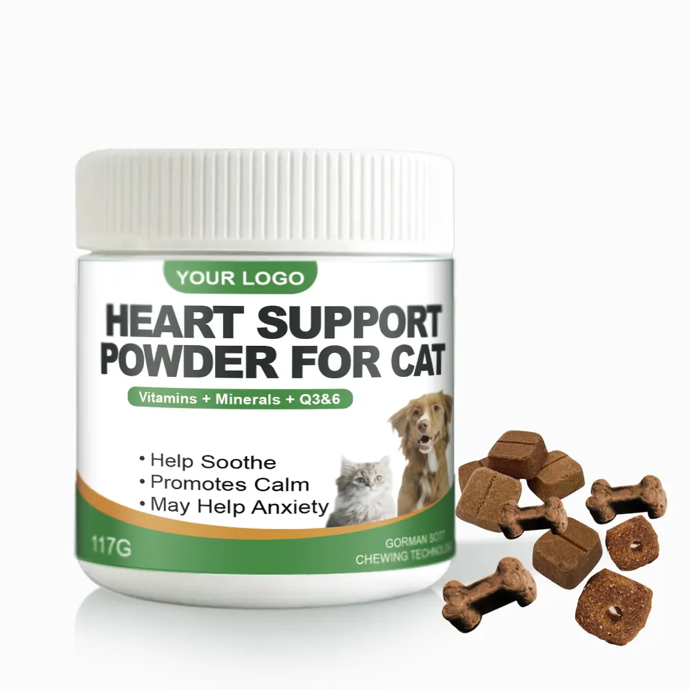pet Joint And Heart Health Support Dog Vitamin Soft Chews Heart Support powder for cat