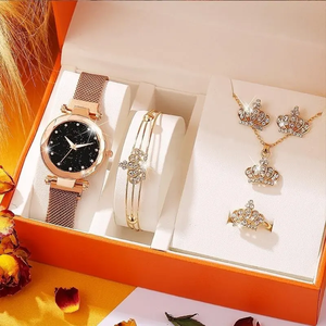 中国卸売ユニークパールジュエリーボックス結婚祝いギフトボックス4点セット指輪イヤリングネックレスブレスレットカスタムエコパッケージエンボス加工 - Product Image 2