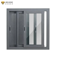 Ventanas Corredizas de Aluminio Directas de Fábrica, Ventanas Corredizas Resistentes a Impactos de Huracanes, Ventana Corrediza Panorámica de Vidrio OEM/ODM