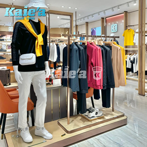 Perlengkapan Toko Pakaian Pria, Rak Pakaian, Meja Display, Display Ritel, Rak Dinding Pakaian, Furnitur Toko Pakaian - Product Image 4