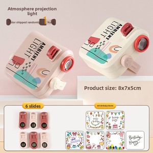 Cartone animato per bambini Mini proiettore giocattolo creativo decorazione di plastica per festa di compleanno disposizione e <span class=keywords><strong>lampada</strong></span> di proiezione regalo - Product Image 6