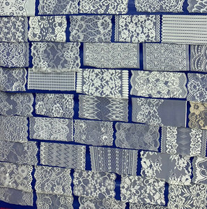 Dentelle élastique en nylon et spandex pour vêtements, dentelle <span class=keywords><strong>jacquard</strong></span> en maille élastique pour lingerie/sous-vêtements/mariage - Product Image 2