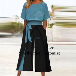 Costumes d'été pour femmes avec col rond, style doux et tendance - Product Image 1