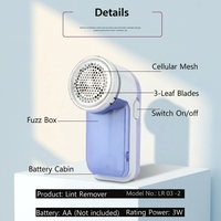Batterie betriebene elektrische Flusen entferner Kleidung Pullover Teppich Pille geschnitten Maschinen kleidung Fuzz Fluff Pellet Tragbarer Stoff rasierer