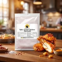 Poudre de marinade pour poulet frit épicé à pointe explosive, mélange séché certifié Halal de haute qualité 1kg pour saveur personnalisée