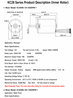 Motor BLDC Mini 2838 de 28 mm de Diámetro con Rodamiento de Bolas, 75 g, Ligero, para Dispositivos Portátiles