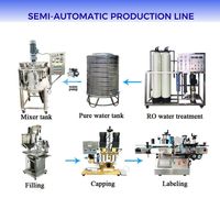 Machine de remplissage de liquides semi-automatique à servo-moteur, remplisseuse de bouteilles en acier inoxydable, huile, miel, crème, sauce
