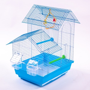 Jaula de Alambre Económica para Pájaros con Puerta de Alimentación y Base de Plástico para Aves Pequeñas, Fabricante de Casas para Mascotas - Product Image 6