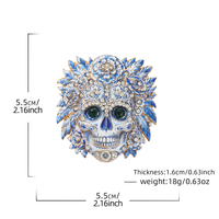 Broches de Diseño Barroco de Lujo con Animales e Insectos para Hombres y Mujeres, Joyería Inspirada en Porcelana Azul y Blanca, Accesorios de Moda