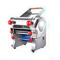 Machine à presser les nouilles semi-automatique en acier inoxydable, capacité 5 kg/h, coupe-pâte et rouleau commercial pour restaurant, idéal pour les wontons