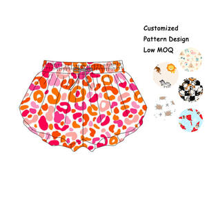 กางเกงขาสั้นขาสั้นสำหรับเด็กเสื้อผ้าบูติกสำหรับเด็กพิมพ์ลายได้ตามต้องการสำหรับฤดูร้อน - Product Image 1