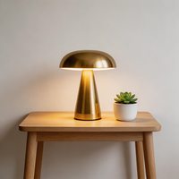 Lampe de table LED sans fil rechargeable avec commande tactile, chargement USB Type-C, température de couleur réglable