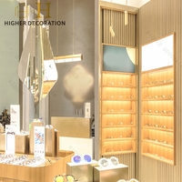 Vitrines lumineuses LED au design moderne pour magasin d'optique, présentoirs à lunettes et kiosque à lunettes de soleil pour accessoires d'optique