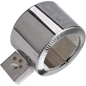 GJWBAKS 800-Degree <b>Temperature</b> Resistant Ceramic Band Heater Stainless Steel Element 60x60mm 700W <b>Temperature</b> <b>Controller</b> - Product Image 3