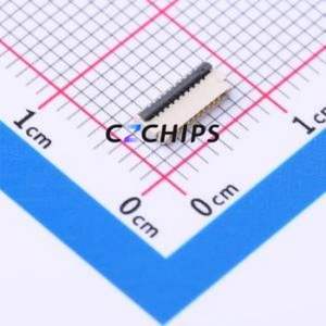 FPC-0.5HF-10PWBH10 FFC/FPC Connector SMD,P=0.5mm,Horizontal Mount Connector Flip Cover Type Double Side Contact / Top Bottom - Product Image 1