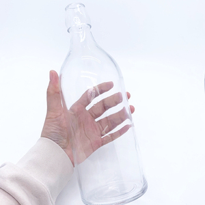 Vente en gros Bouteilles en verre scellées à boucle pivotante de 150ml 200ml 300ml 500ml 1l 1000ml Bocal en verre - Product Image 2