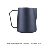 Pichet à lait en acier inoxydable pour barista, carafe à café pour latte art, pour la maison et les cafés