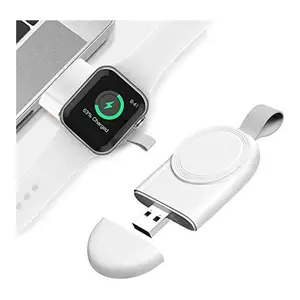 Wholesale Qi Keychain Cargador Magnetic Usb Portable Wireless Smart Watch Chargers for Watch 7 6 5 4 3 2 1 SE