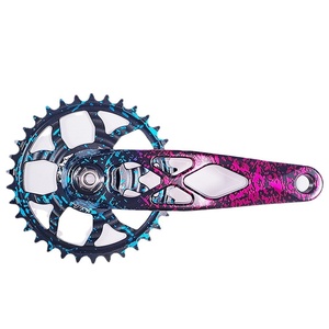 Juego de bielas Krsec para Gxp 7075 de aleación de aluminio, de disco único, hueco, integrado, de montaje directo, para bicicletas - Product Image 1