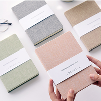 Fabricant chinois, livraison porte à porte, créez votre propre design, carnet A5 personnalisé pour enfants et étudiants, carnet en cuir, tissu, lin