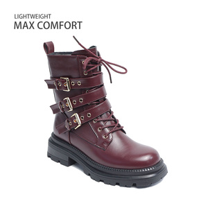 Bottines Martin à semelle épaisse pour femmes, nouveau style d'hiver, bottines courtes rétro britanniques, bottes pour femmes Melard - Product Image 4