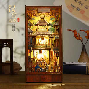 Пазл-подставка для книг «Весенняя заря в Ханьском дворце» 3D |   Миниатюрная архитектурная модель для самостоятельной сборки |   Креативный подарок на день рождения в китайском стиле - Product Image 4