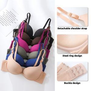 Vente en gros prix compétitif direct d'usine <span class=keywords><strong>soutien</strong></span>-<span class=keywords><strong>gorge</strong></span> à armatures uni sans couture <span class=keywords><strong>soutien</strong></span>-<span class=keywords><strong>gorge</strong></span> <span class=keywords><strong>Push</strong></span> <span class=keywords><strong>up</strong></span> rembourré confort pour femmes - Product Image 3