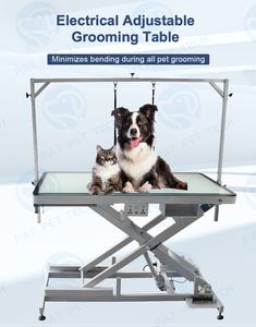 Tavolo da Toelettatura per Cani di Grossa Taglia e Gatti Elettrico Regolabile a X con Design a Led - Product Image 2