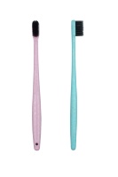 Paille de blé écologique pour brosse à dents adulte à poils souples au charbon de bois biodégradable pour usage domestique