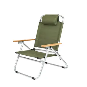 Yüksek kaliteli kamp açık katlanır taşınabilir ayarlanabilir Kermit sandalye