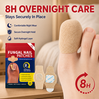 Patchs d'hydrogel respirants pour ongles, autocollants hydratants pour soins des ongles des pieds, enveloppements pour soins des pieds, fourniture OEM ODM