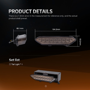 Luz Trasera LED Ahumada Emark para Yamaha <span class=keywords><strong>Raptor</strong></span> <span class=keywords><strong>700</strong></span>/700R 2006-2018, YFZ450R YFZ450X 2009-2018, Piezas de Luz de Freno Trasera para ATV <span class=keywords><strong>4X4</strong></span> - Product Image 6