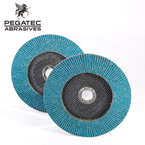 Disco de aleta de zirconia de 4,5 ''115x22mm para eliminación automática de óxido, herramienta de molienda abrasiva - Product Image 4