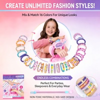 AiJH Nuevo Kit de Máquina para Hacer Pulseras DIY para Niños, Venta al por Mayor, OEM, Set de Fabricación de Joyas con Bolígrafo de Cuentas, Más de 2000 Cuentas, Juguete STEM, Regalo para Niñas