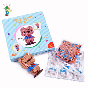 Nouvelles perles Hama rondes multicolores 3D personnalisables de 5 mm, jouet pour enfants à la maison, fabriqué en matériau EVA durable - Product Image 3