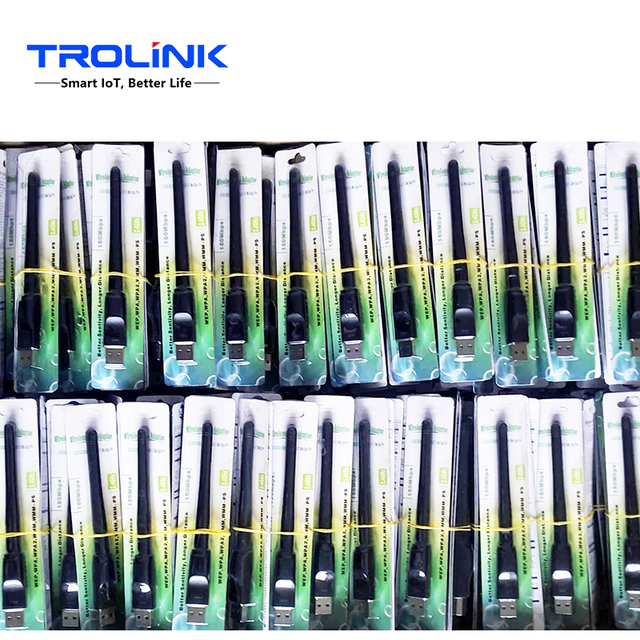 TROLINK PC Connect Usb Wifi Antenna Wireless Adapter 150Mbps Dongle Wireless Network Dongle for Desktop Laptop