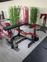 Nouvelle machine à ramer horizontale Uportfitness Steel Seal Rower avec barre en T, pour entraînement couché et pulldown, idéale pour le renforcement des muscles du dos