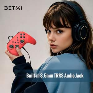 Manchettes de jeu pliables en ABS avec bouton C, lumière LED, double vibration, RGB, filaires pour Nintendo Switch 2, mouvement 9 axes - Product Image 6