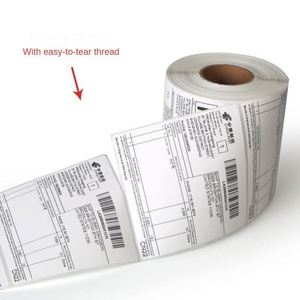 E-mail Treasure Etiqueta adhesiva de papel térmico de tres pruebas 100x150 Etiqueta de impresión de código de barras 60x40 Etiqueta térmica para embalaje - Product Image 4