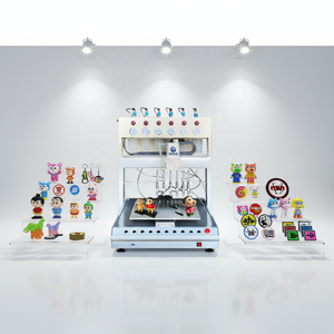 Machine de distribution/fabrication automatique de patchs/étiquettes en PVC souple bibo 6/12 couleurs, 25000 pièces/jour - Product Image 1