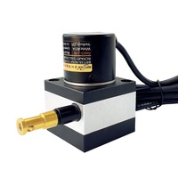 Transducteur de déplacement de mesure de longueur Capteur de déplacement de fil de traction de corde de ligne analogique et numérique pour chariots élévateurs à fourche