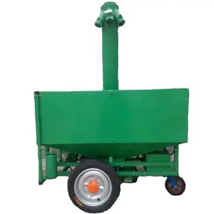 Chicken farm hand push electric feeder truck unique structure fodder feeding machine