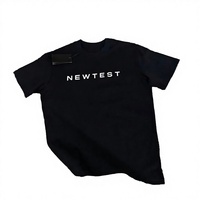 T-shirts pour femmes en coton 100% à manches courtes, design de luxe 2024, tendance chic décontracté, nouveau motif imprimé, séchage rapide