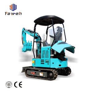YAWEH中国製1トン1.5トンミニショベル小型油圧クローラーミニショベル2トン販売。 - Product Image 1