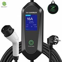 Chargeur EV portable 3,5 kW Type 1 J1772, 5 m, courant réglable 8/10/13/16A, charge flexible pour votre véhicule électrique