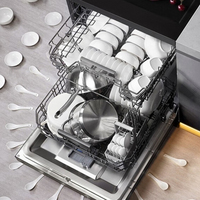 Panier en fil d'acier inoxydable professionnel pour lave-vaisselle commercial, pour les systèmes de lave-vaisselle des restaurants et des hôtels